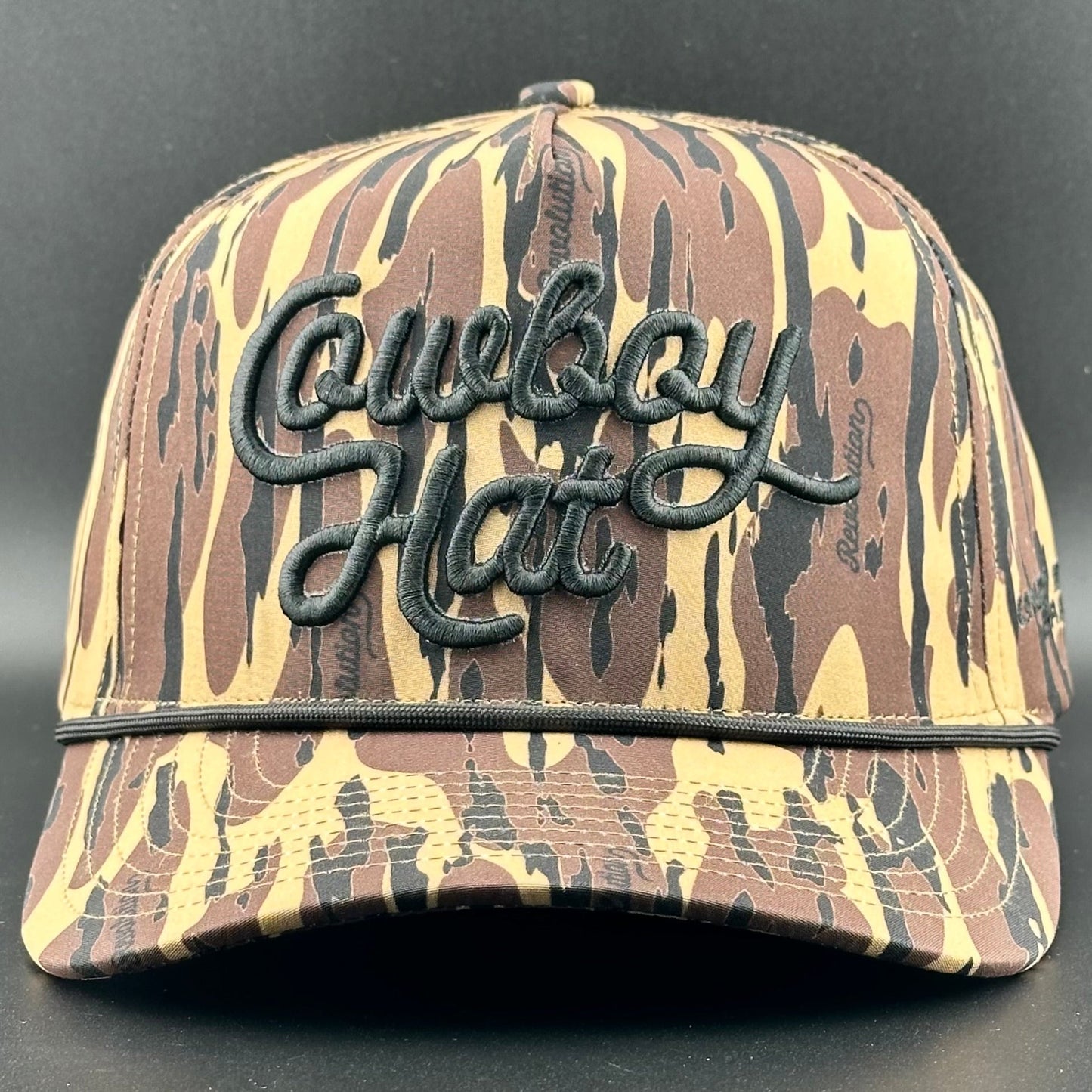 Atakapa Camo - Swampland Script “Cowboy Hat”