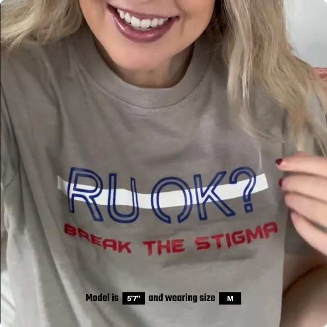 Stigma Breaking Unisex Tee - White Line