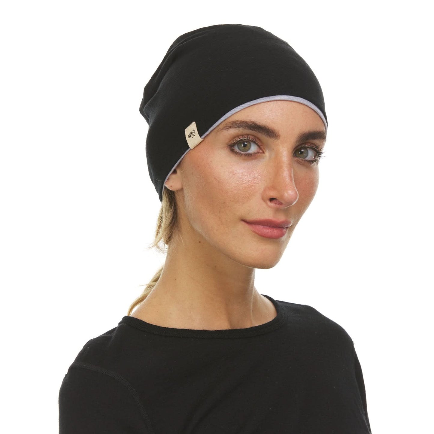 Microweight Reversible Wool Beanie - Woolverino