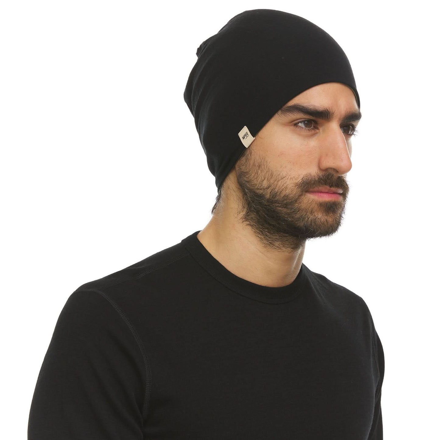 Microweight Reversible Wool Beanie - Woolverino