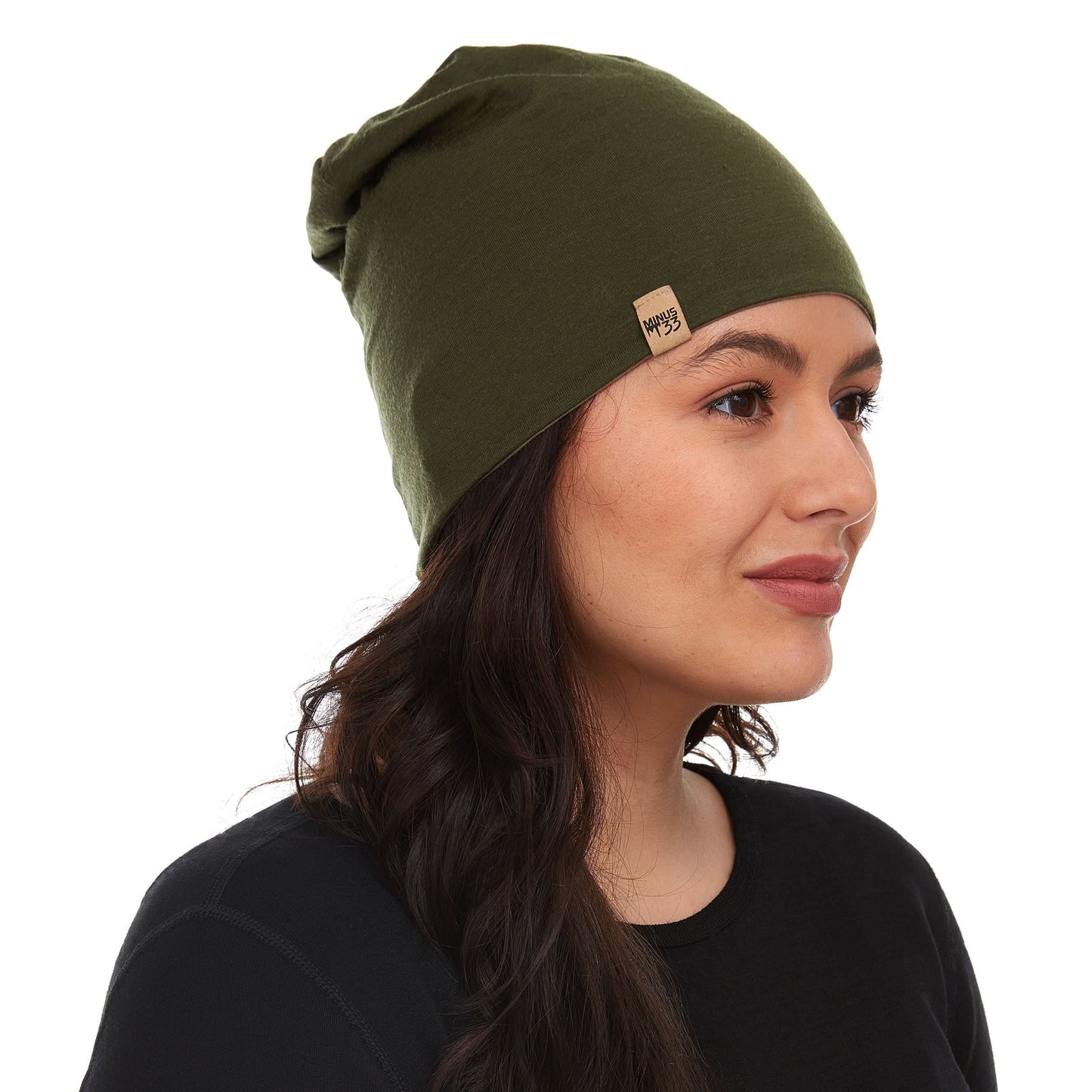 Microweight Reversible Wool Beanie - Woolverino