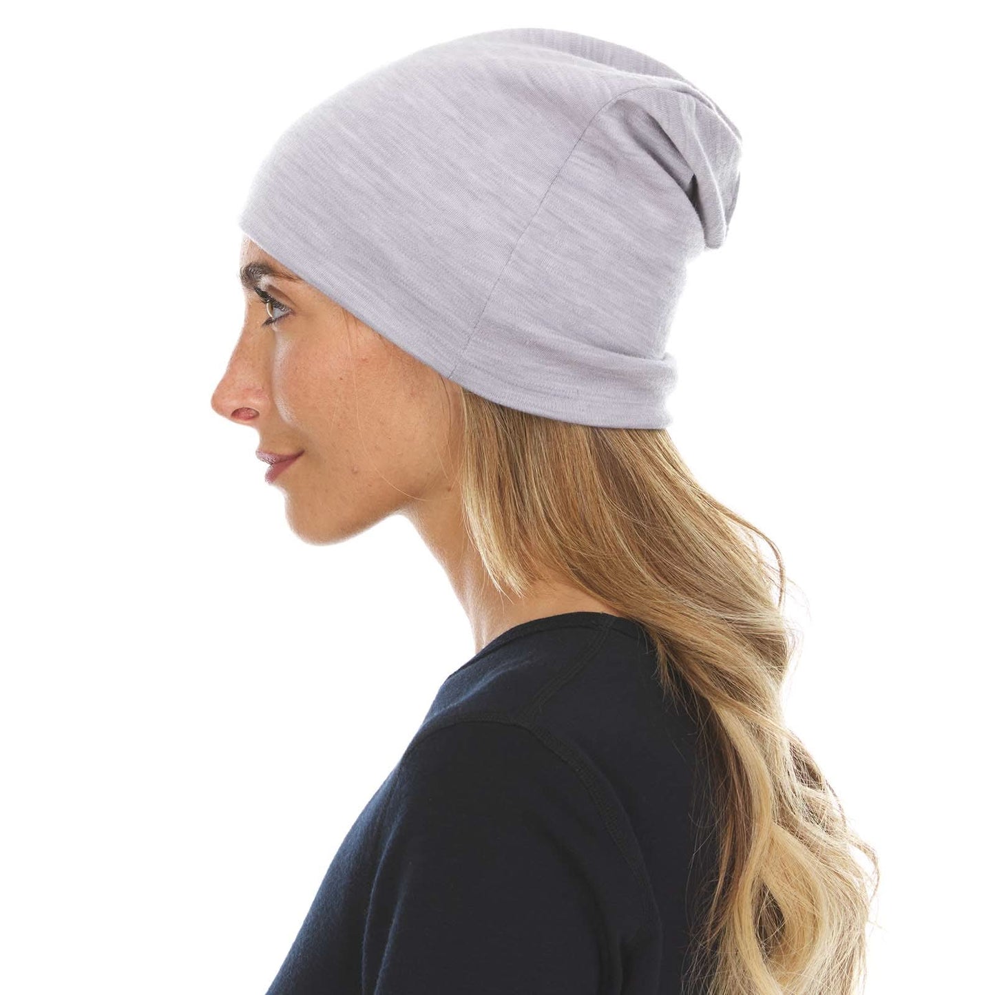 Lightweight Wool Cuff Beanie - 100% Merino Wool