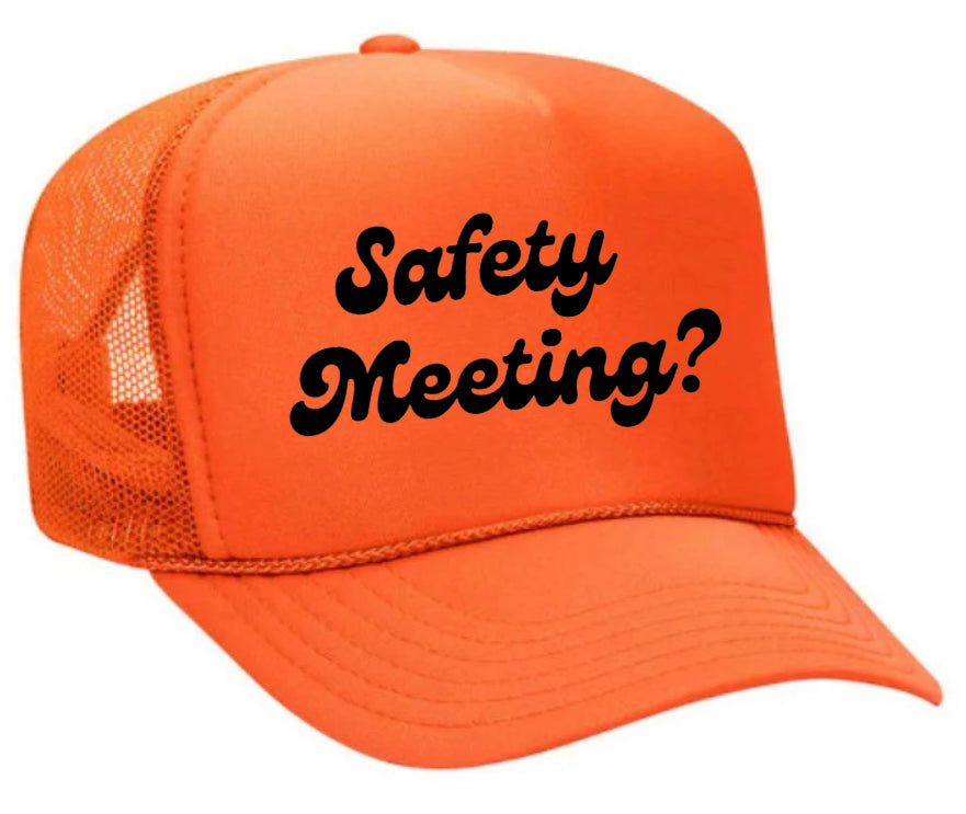 Safety Meeting Trucker Hat