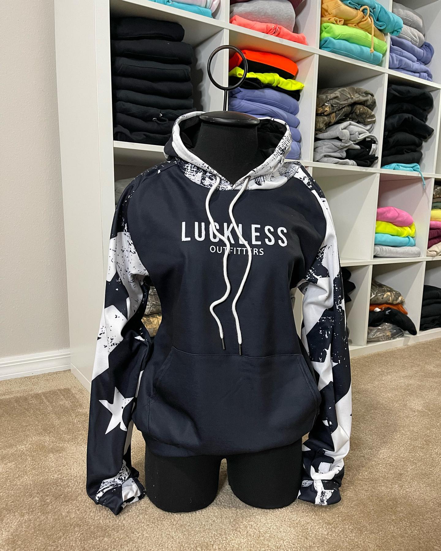 Stars & Bars Heavy Fleece Raglan Hoodie