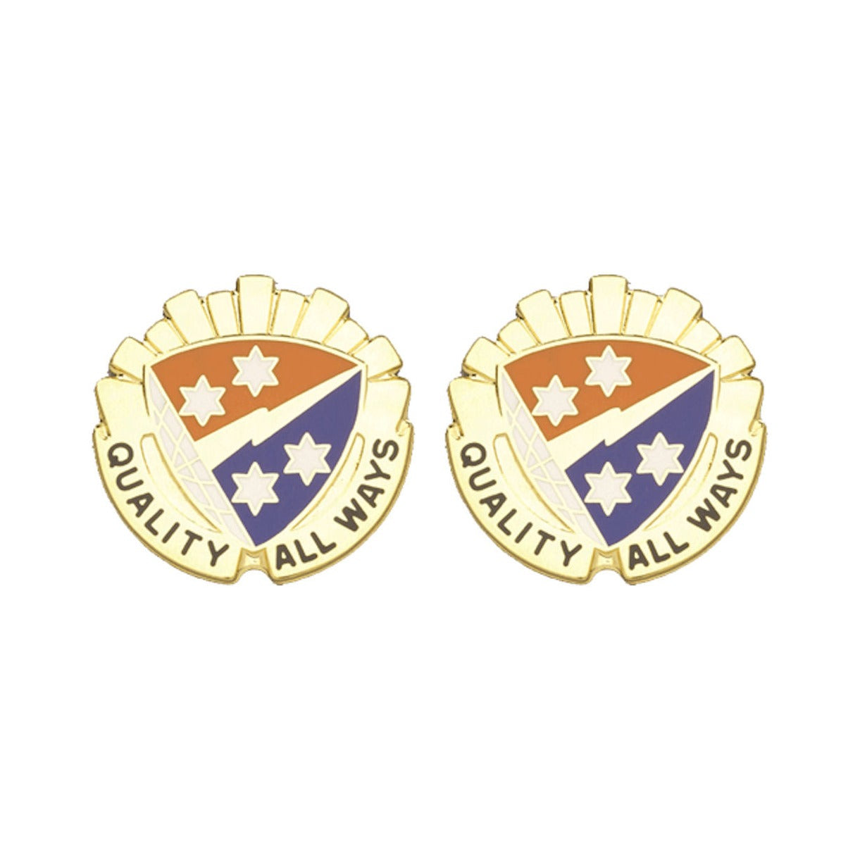 369th SIGNAL BATTALION Distinctive Unit Insignia - Pair