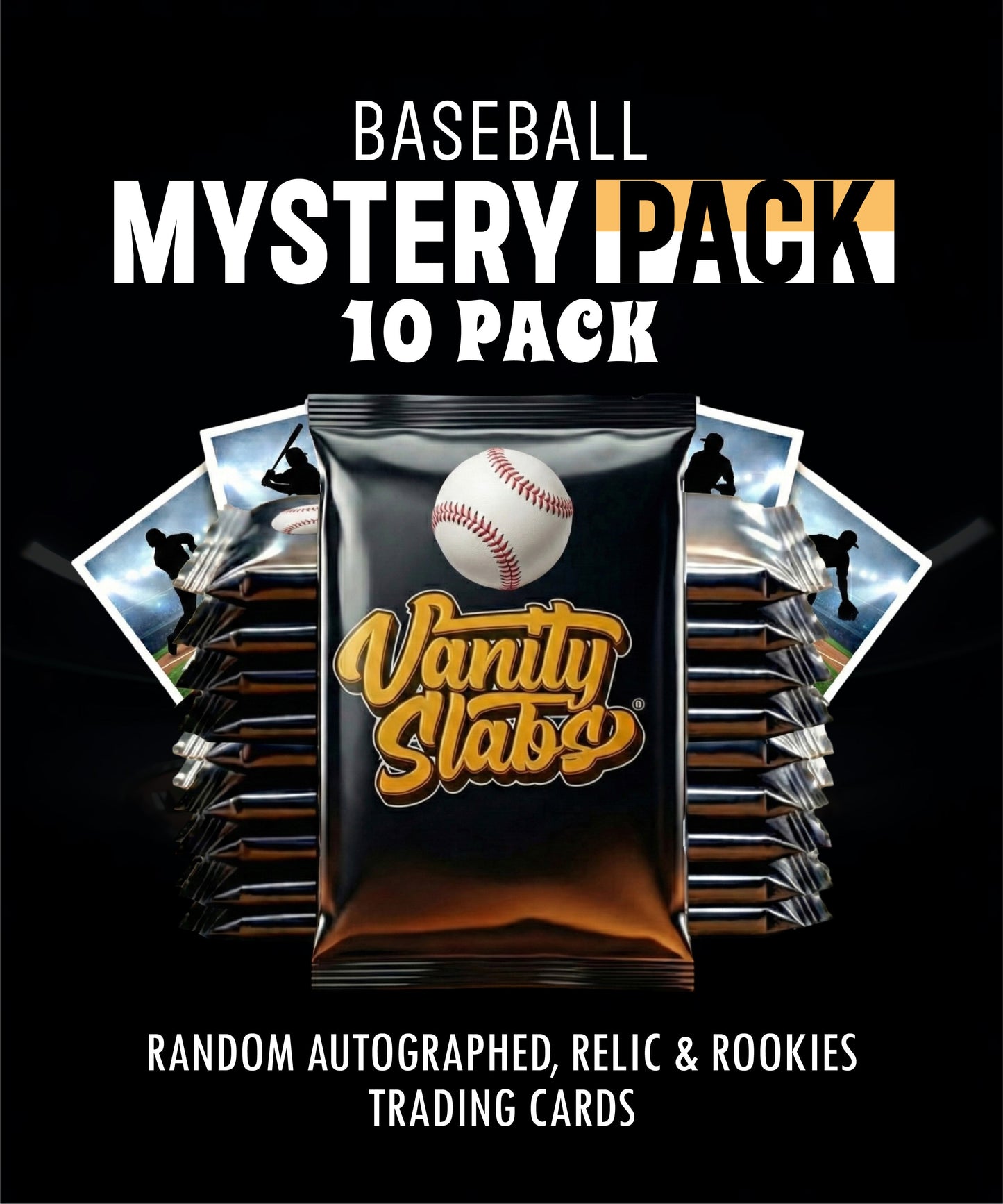 Baseball Mystery 10 Ultimate Elite Packs (Loaded with Goodies) Great Party Favors
