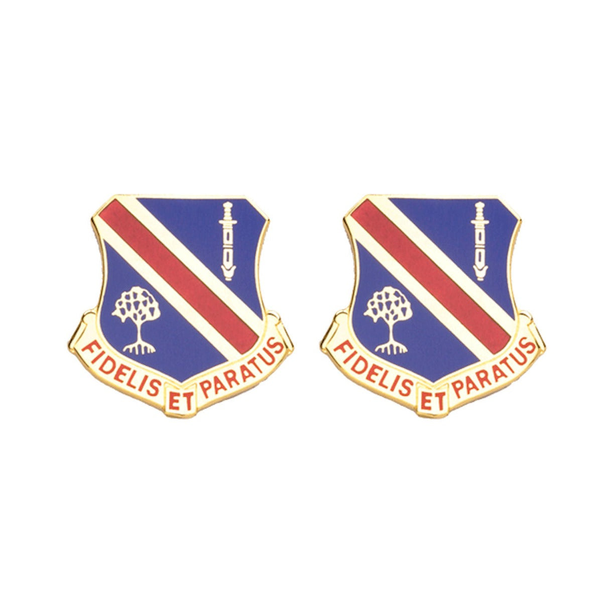 372nd MAINTENANCE COMPANY Distinctive Unit Insignia - Pair