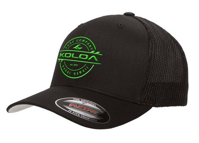 Koloa Surf-Premium Embroidered 34e Flexfit 6511 Truckers Caps