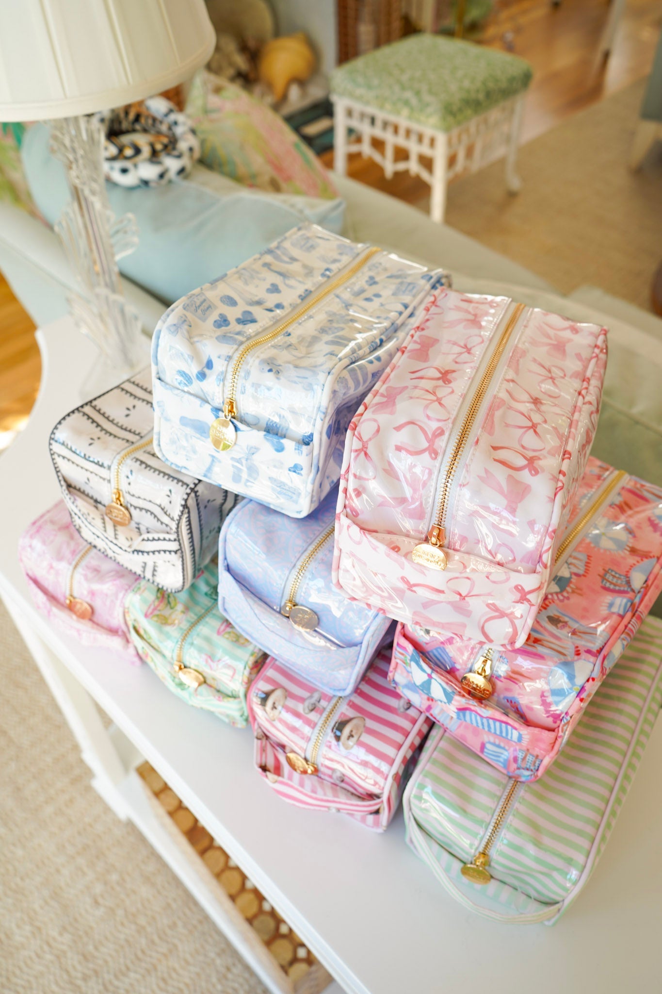 Clear Coat Toiletry Dopp Kit