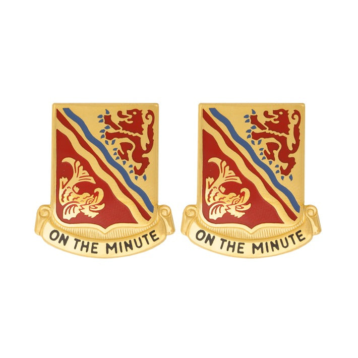 37th Field Artillery Battalion Distinctive Unit Insignia - Pair - On The Minute