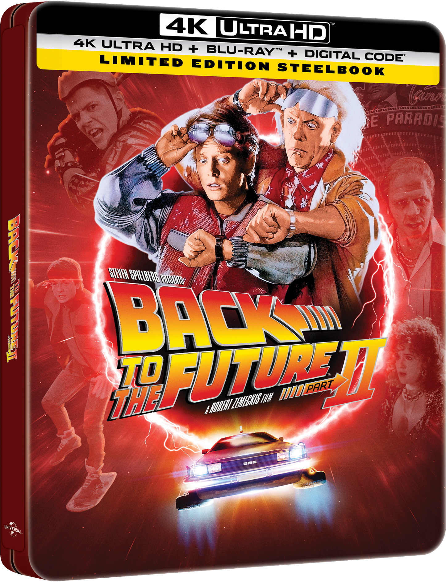 Back to the Future Part II Limited Edition Steelbook (4K Ultra HD + Blu-ray™ + Digital Code) [2025]