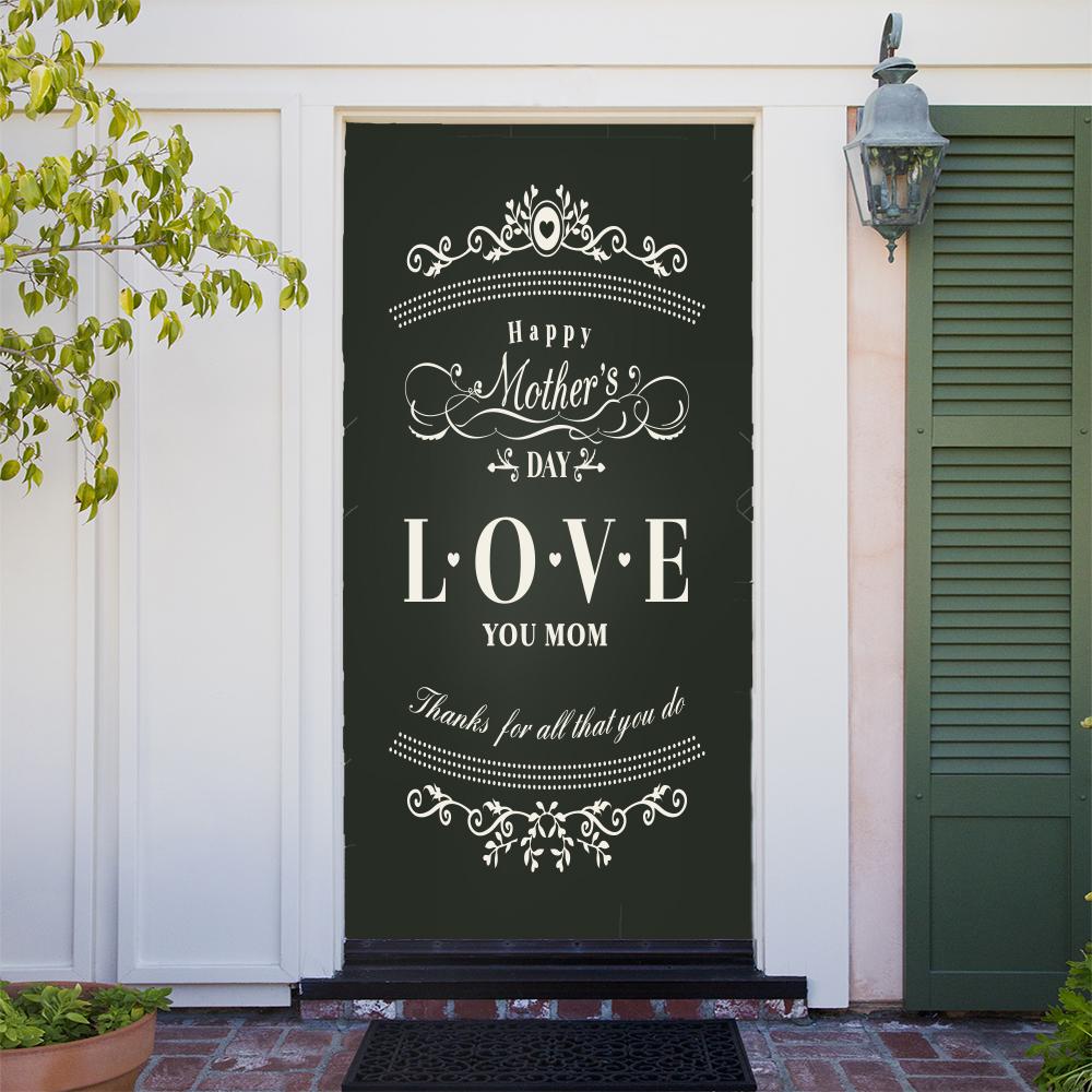 Love Mom Door Cover