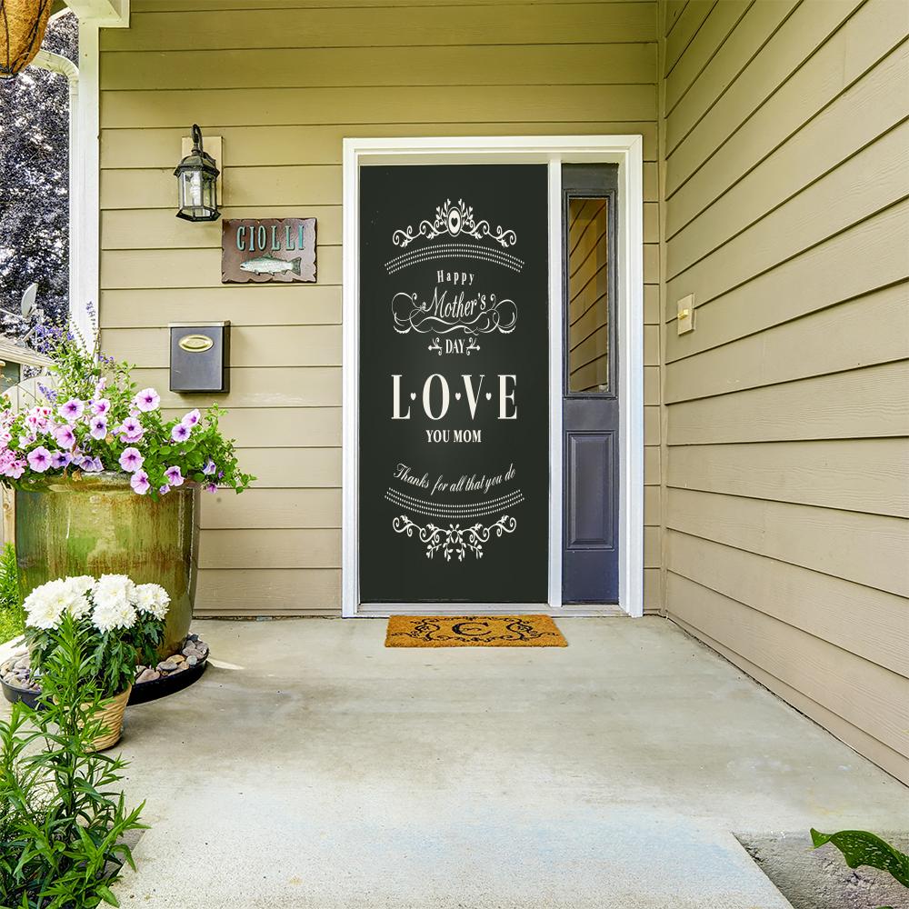 Love Mom Door Cover