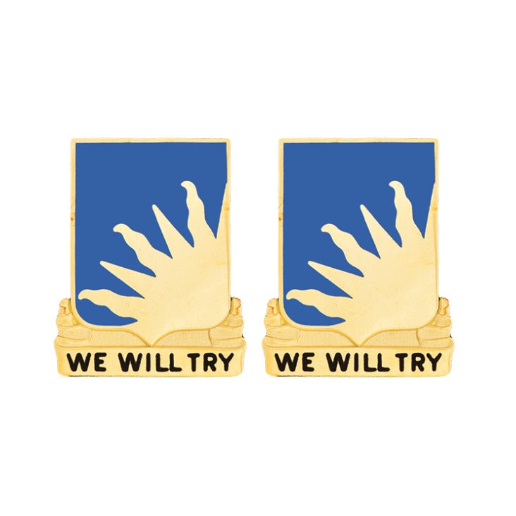 389th Regiment Brigade Combat Team Unit Crest - Pair - WE WILL TRY