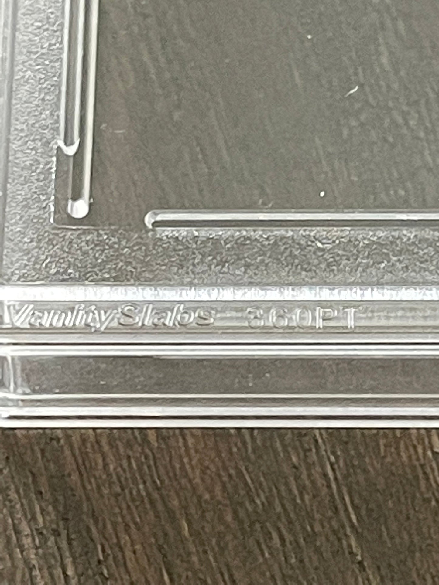 Vanity Slabs 360pt thickness Empty Slab for Wax Packs up to 15 cards thick for Baseball Football Hockey Basketball Cards