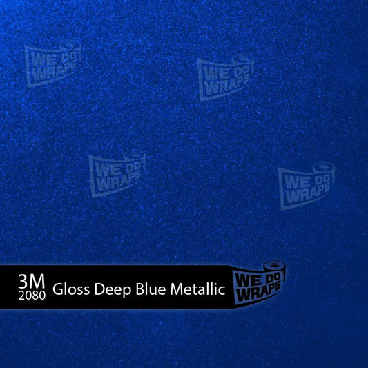 3M Deep Blue Metallic Tesla Steering Wheel Wrap | MY 2019-'25