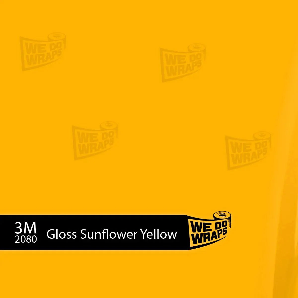 3M Gloss Sunflower Yellow Tesla Steering Wheel Trim Decal Kit | 3-piece Set | M3 Feb 2024-2026