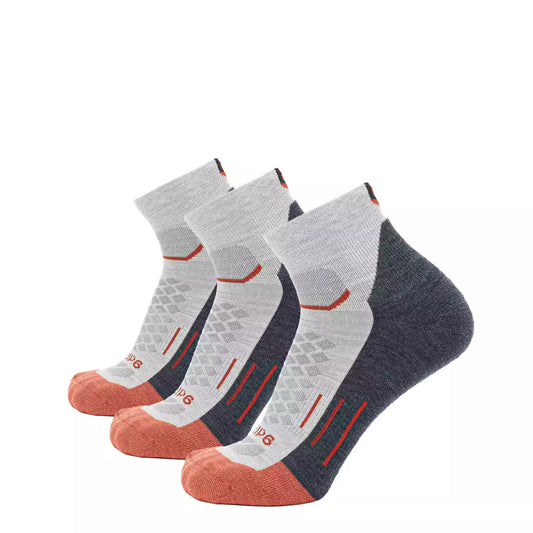 3 Pack Torch - Run 1/4 Crew Midweight Merino Wool Sock