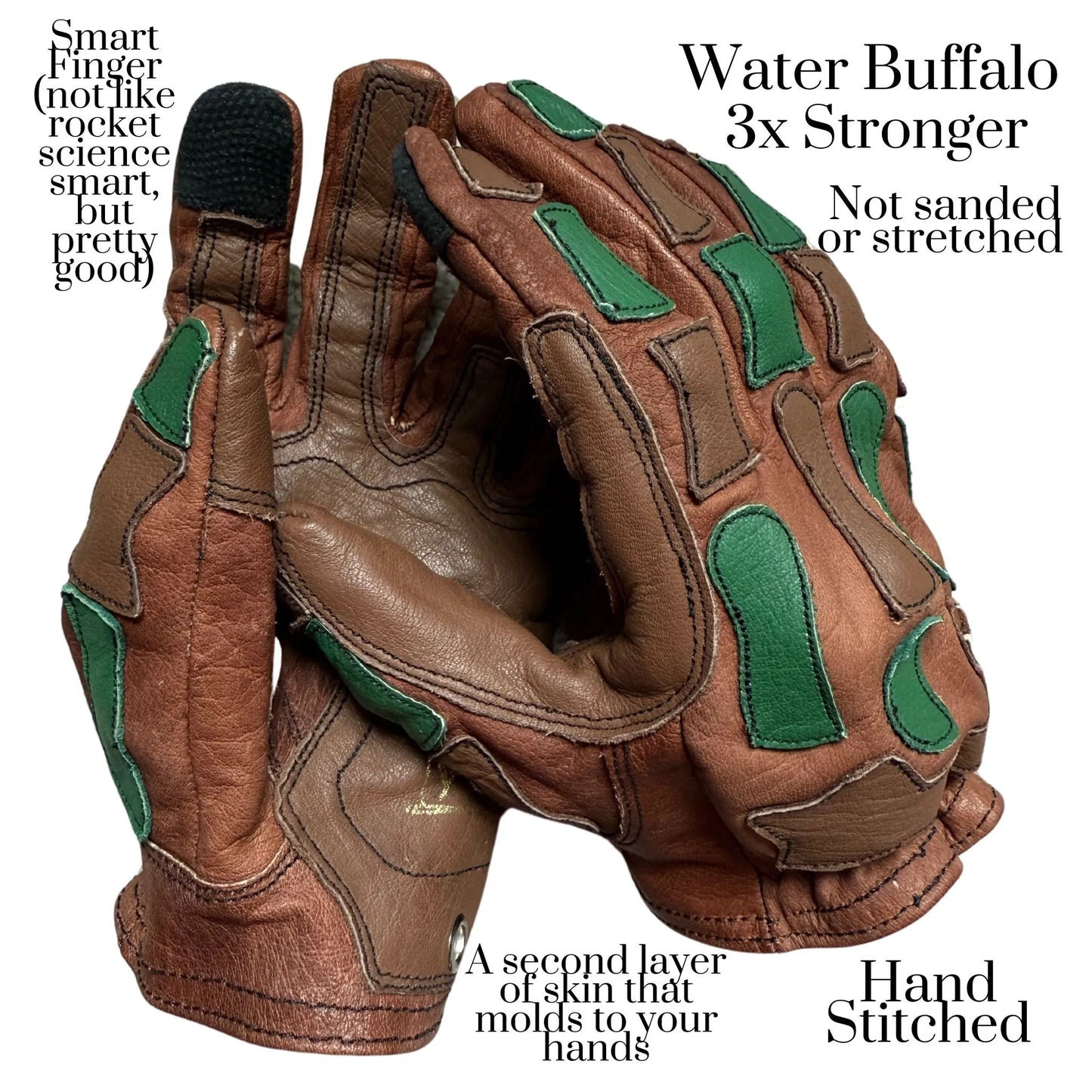 D7PB - Platte Basin Leather Hunting Glove - Retro Camouflage