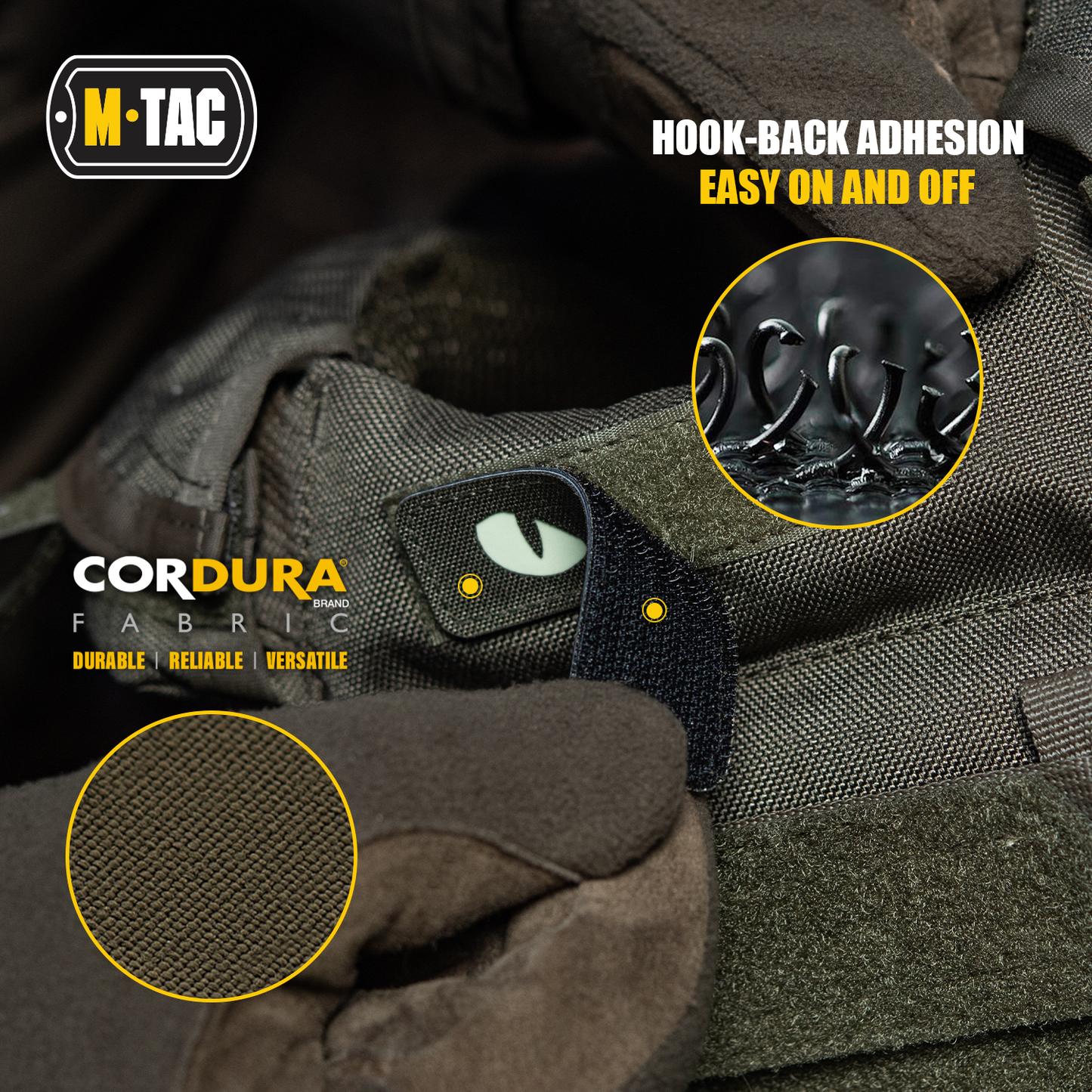 M-Tac Patch Cat Eyes Laser Cut