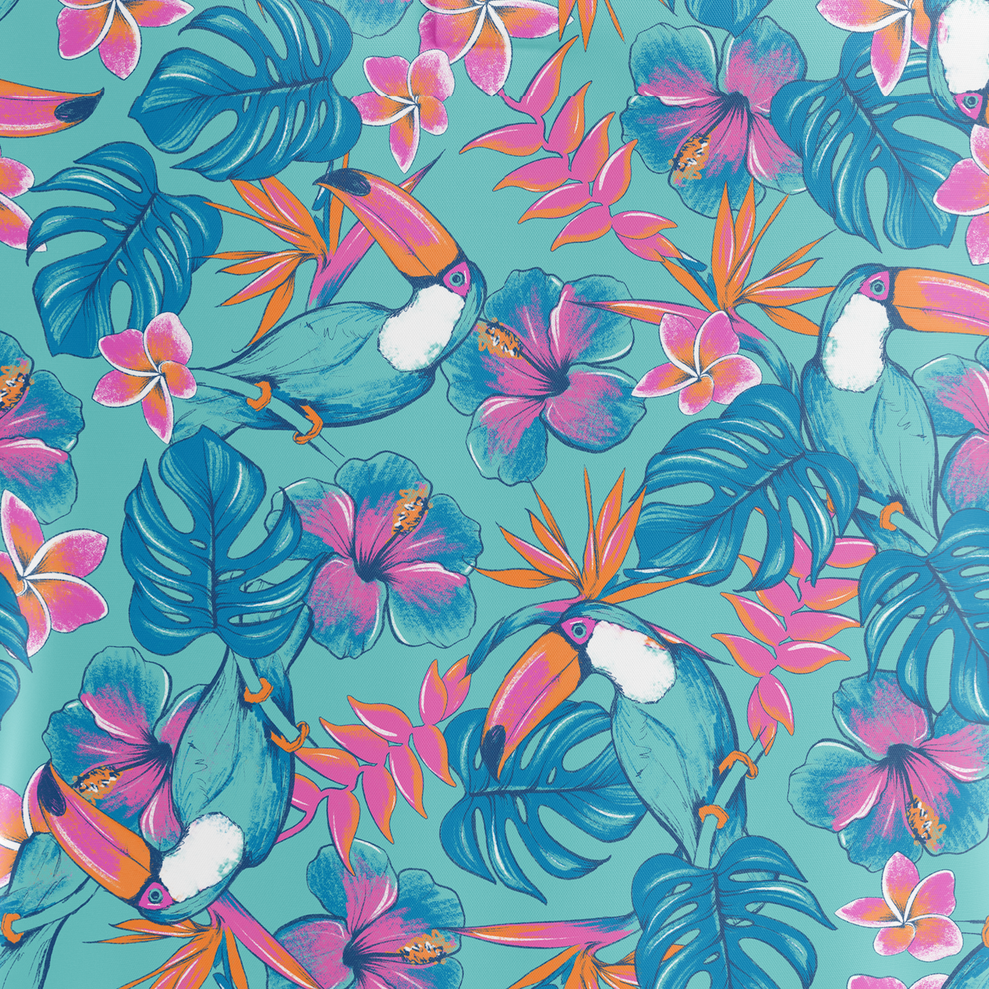 Toucan Do It! | Tropical Toucan Floral Golf Polo for Men