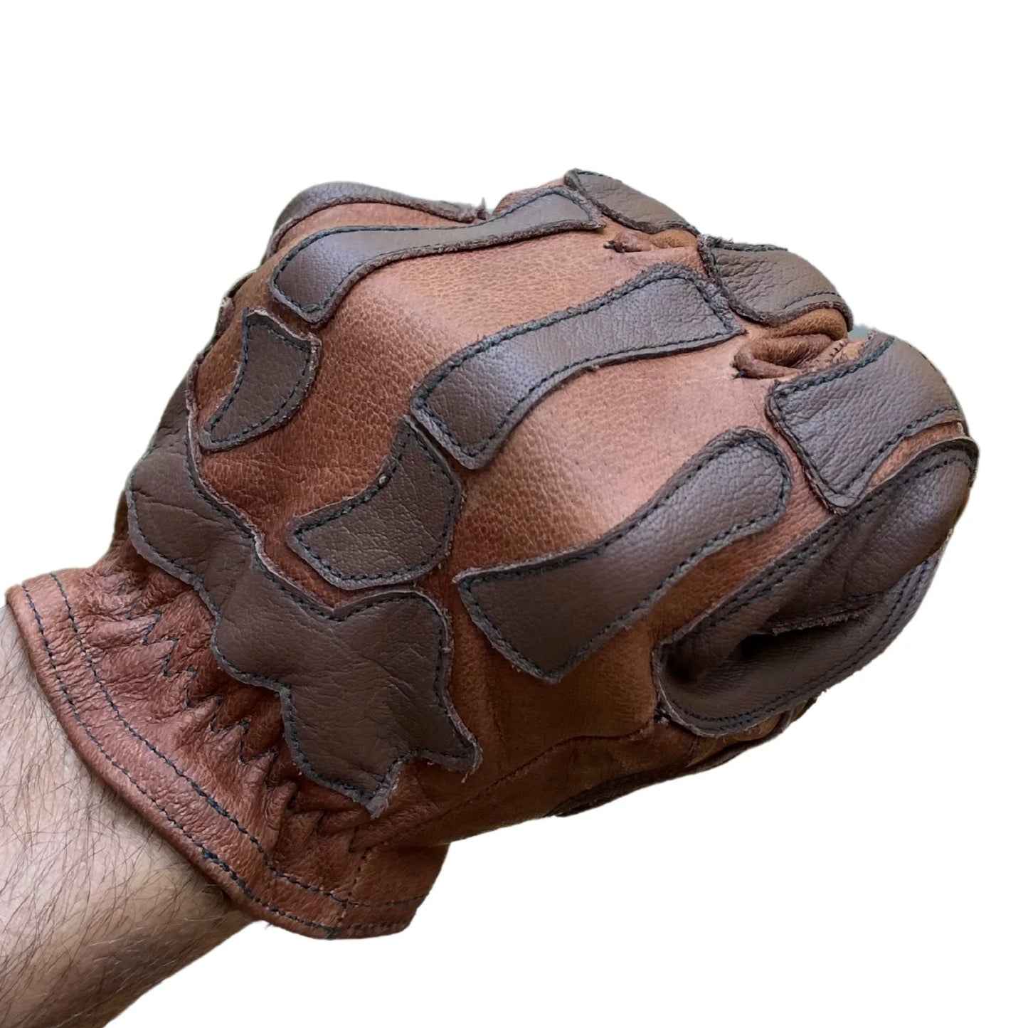 D7 Special - Buffalo Leather Skeleton Glove