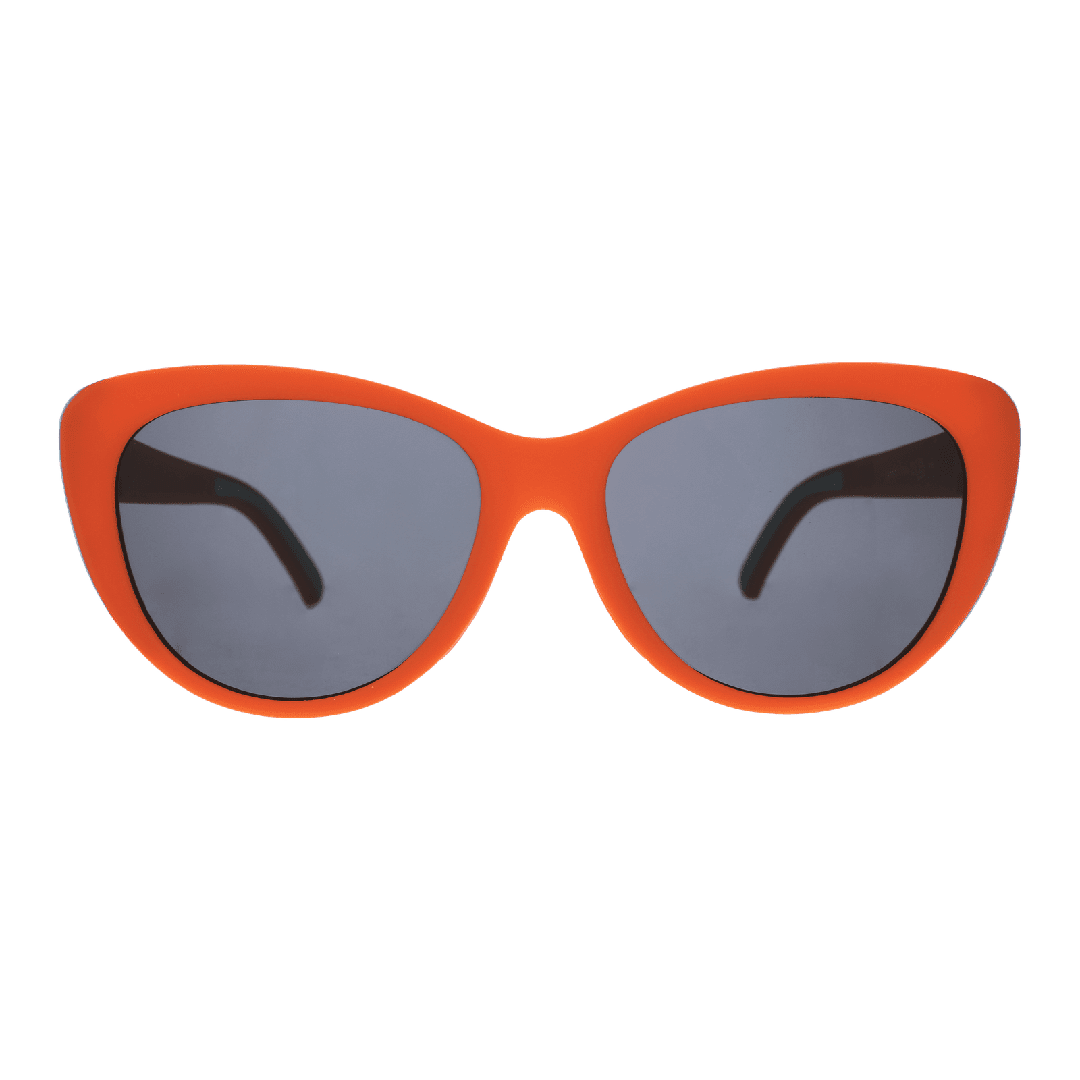 "Ties Cherry Stem With Tongue" Orange Glam G Polarized Sunglasses