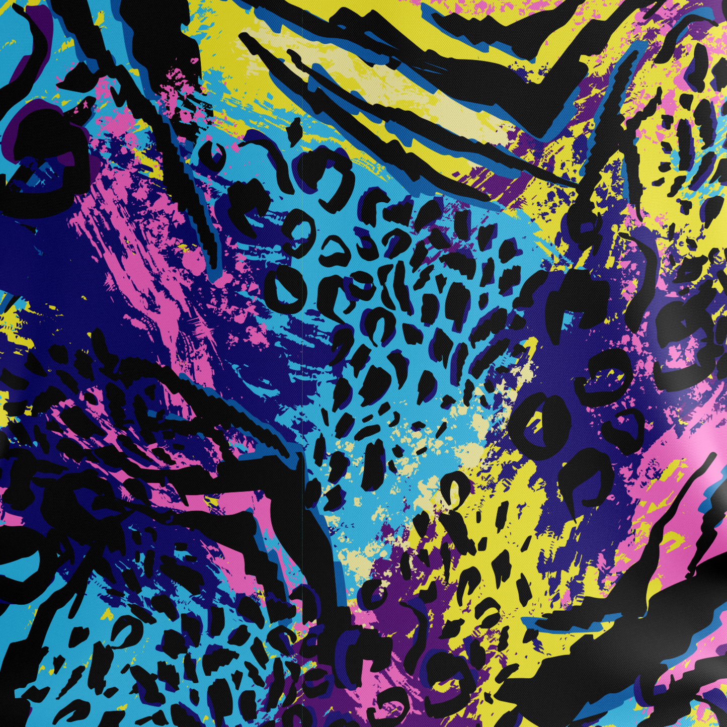 Wild Thing | Bright/Loud 80's Animal Print Style Golf Polo for Men