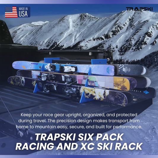 TRAPSKI SIX PACK Racing and XC Ski Rack
