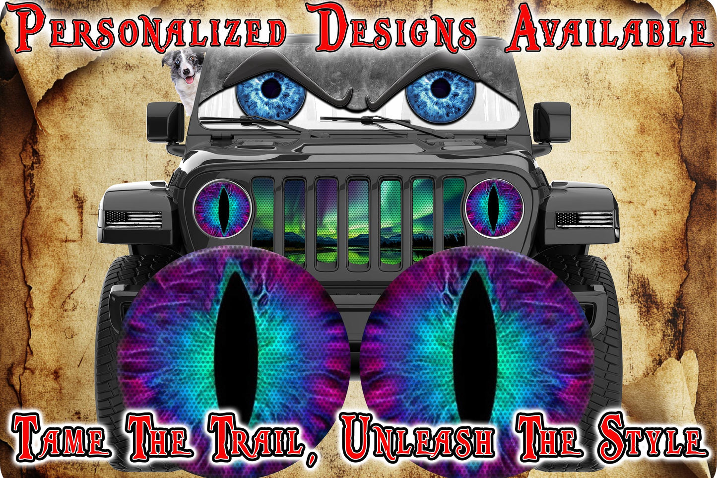 Blue and teal Cate eyes