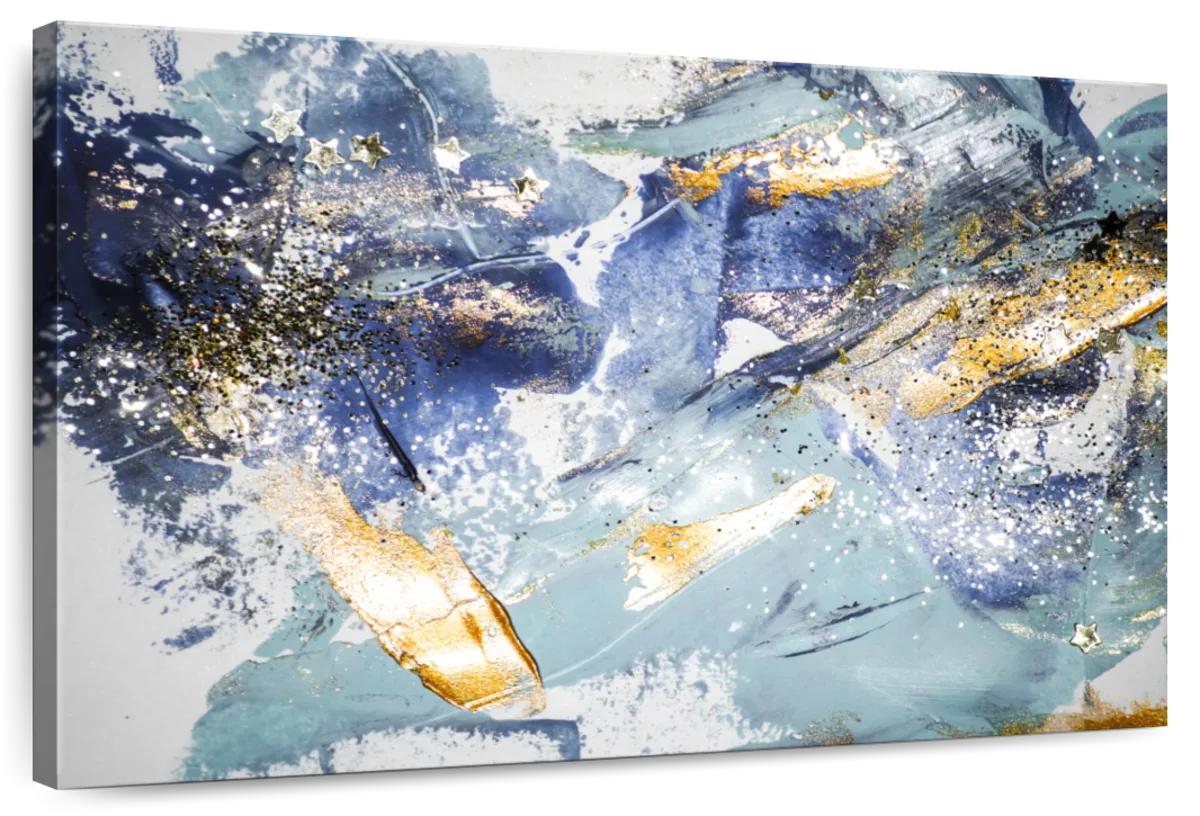 Abstract Glitter Wall Art