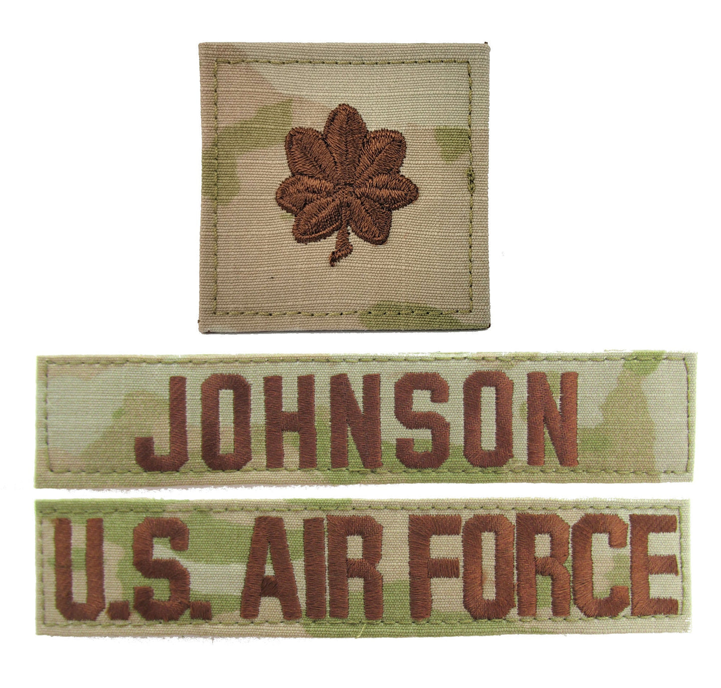 3 Piece OCP Name Tape & Rank Package - Air Force ACU