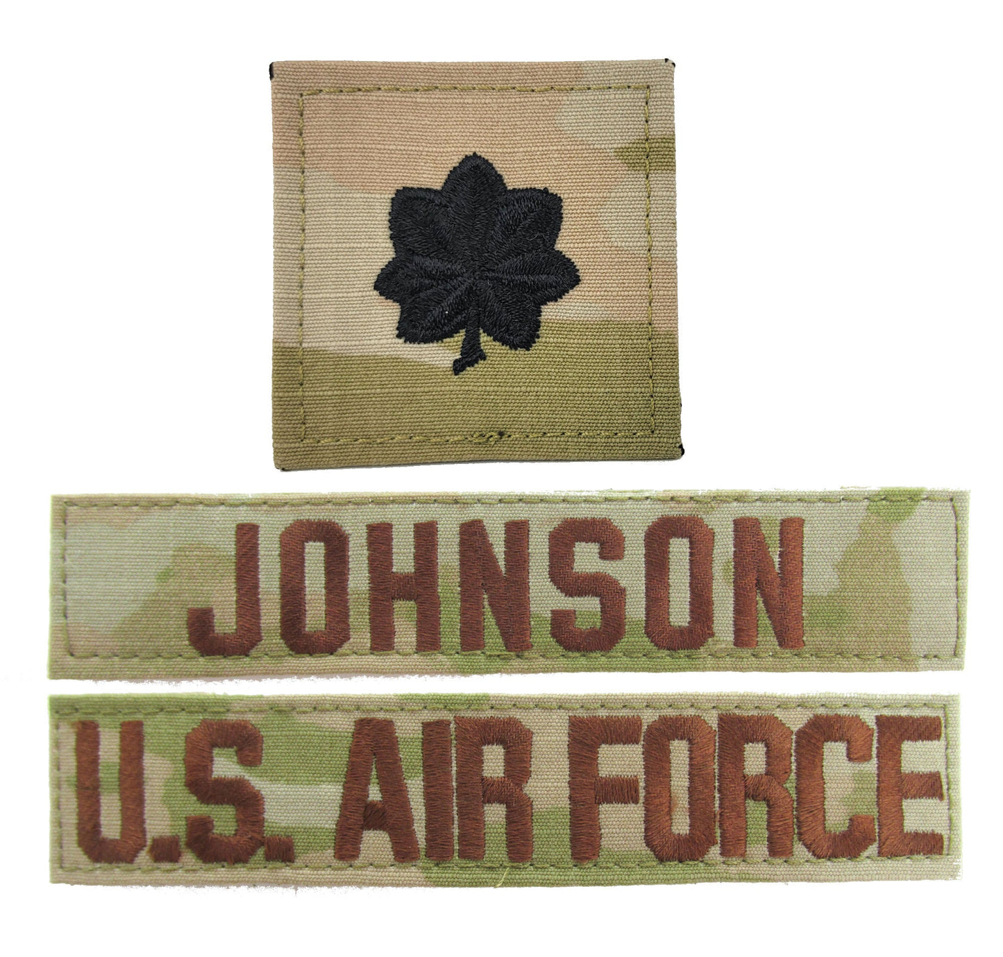 3 Piece OCP Name Tape & Rank Package - Air Force ACU