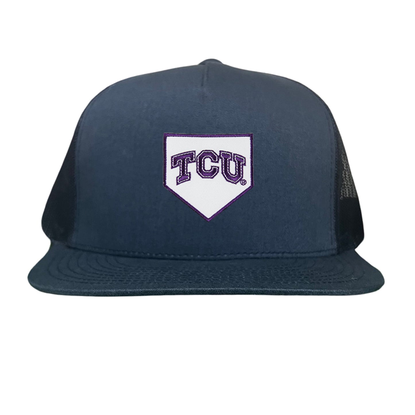 TCU Horned Frogs Baseball Cap Home Plate / Hat / TCU025 / 221 / MM