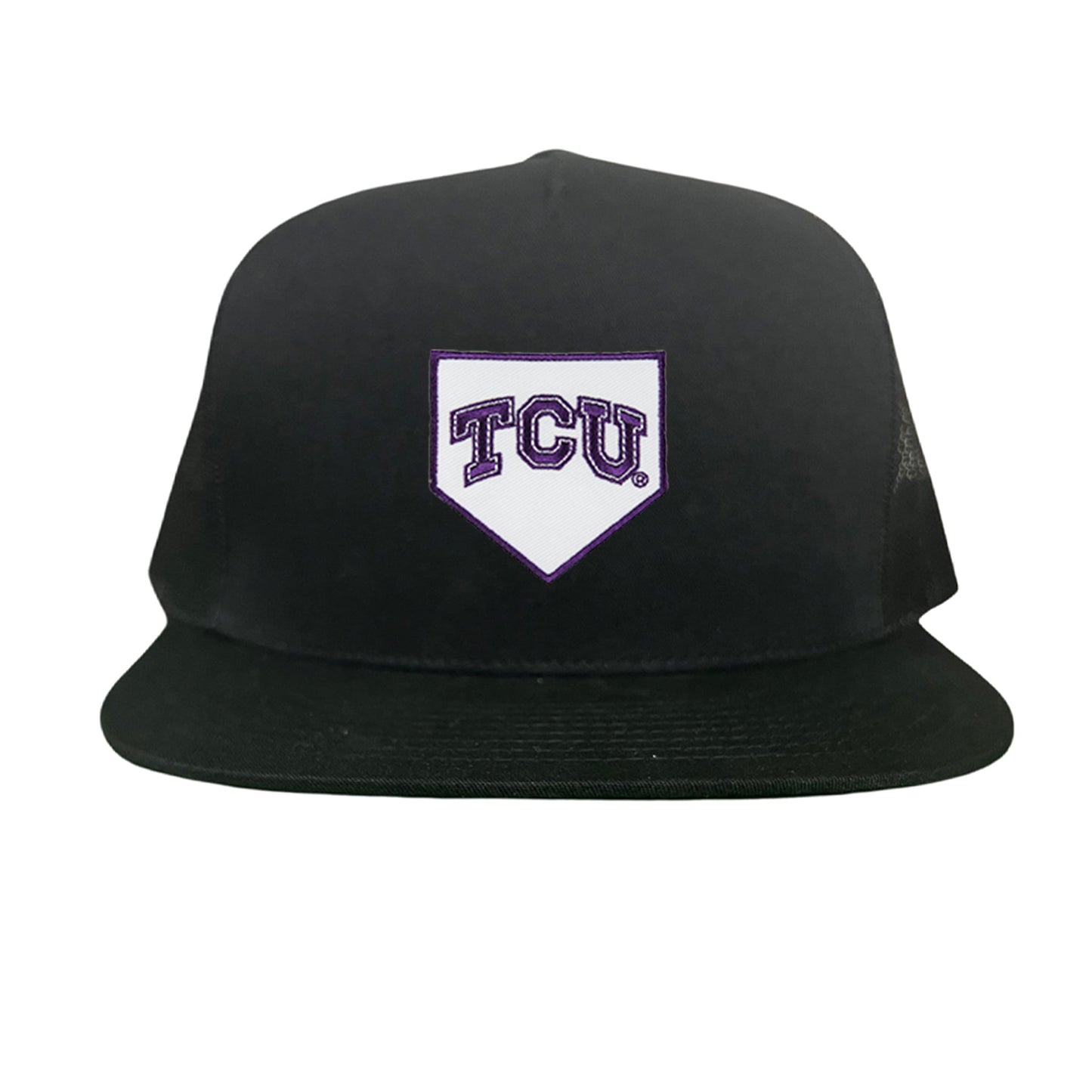 TCU Horned Frogs Baseball Cap Home Plate / Hat / TCU025 / 221 / MM