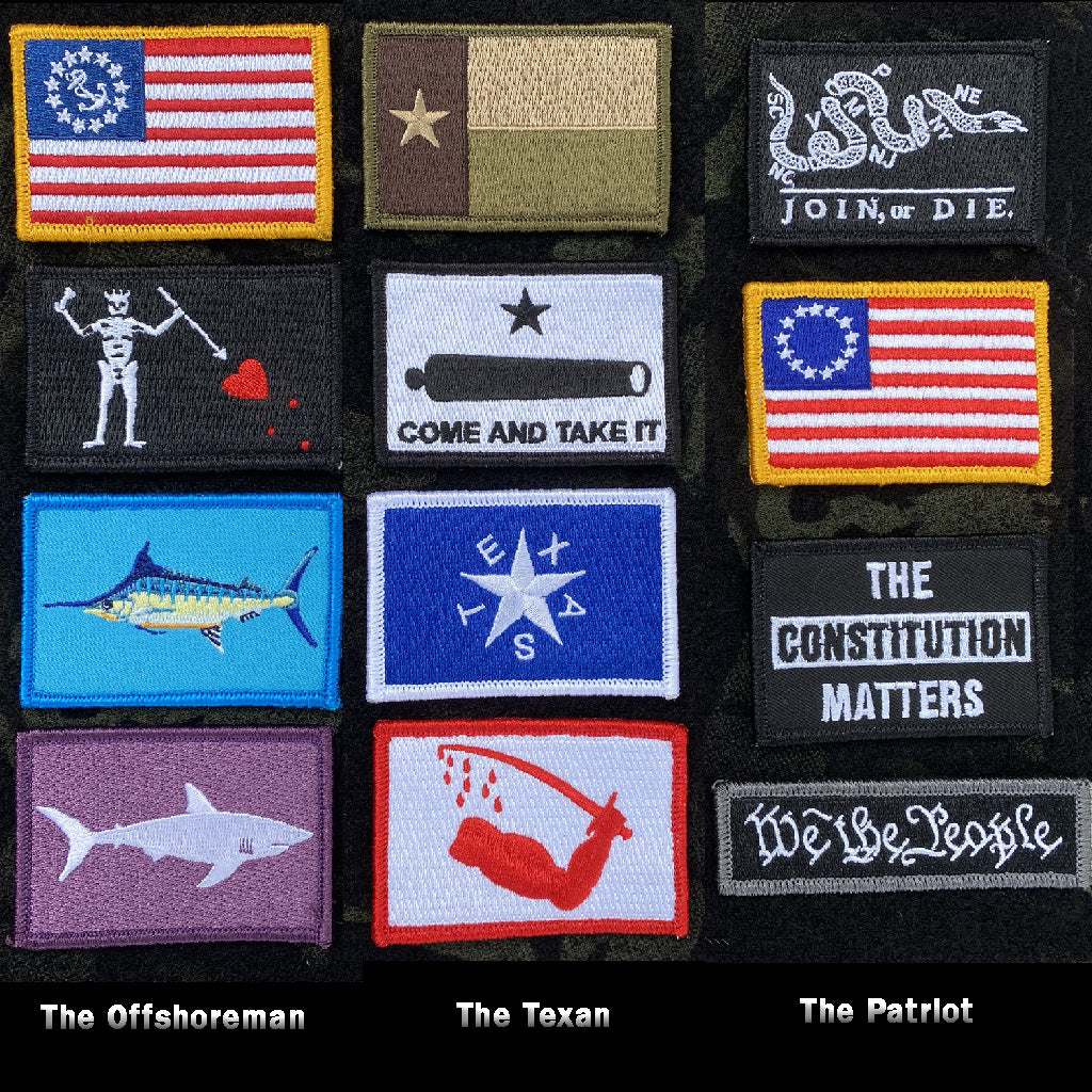 Build a 4-pack Tactical Patch Set-Up - $12 Special