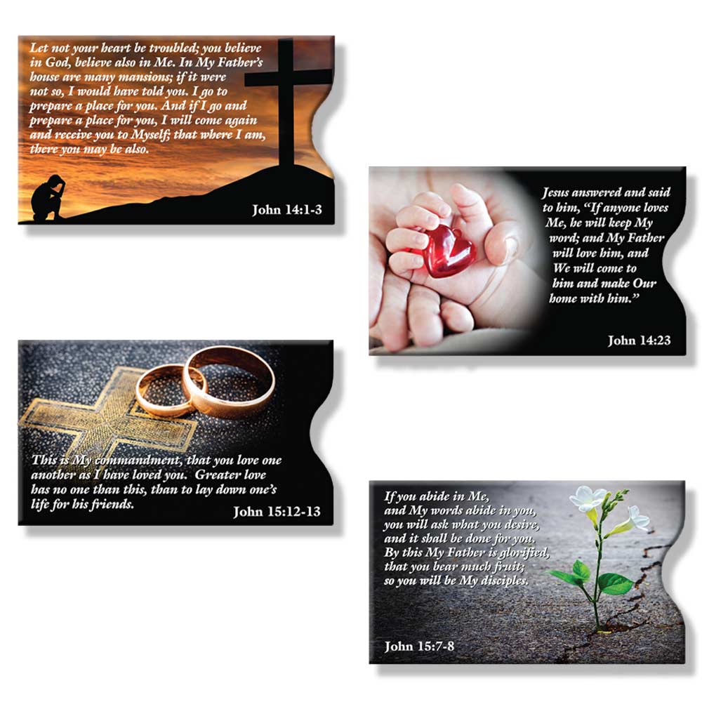 RFID Blocking Credit Card and Passport Sleeves - Faith Sleeve 20 Pack