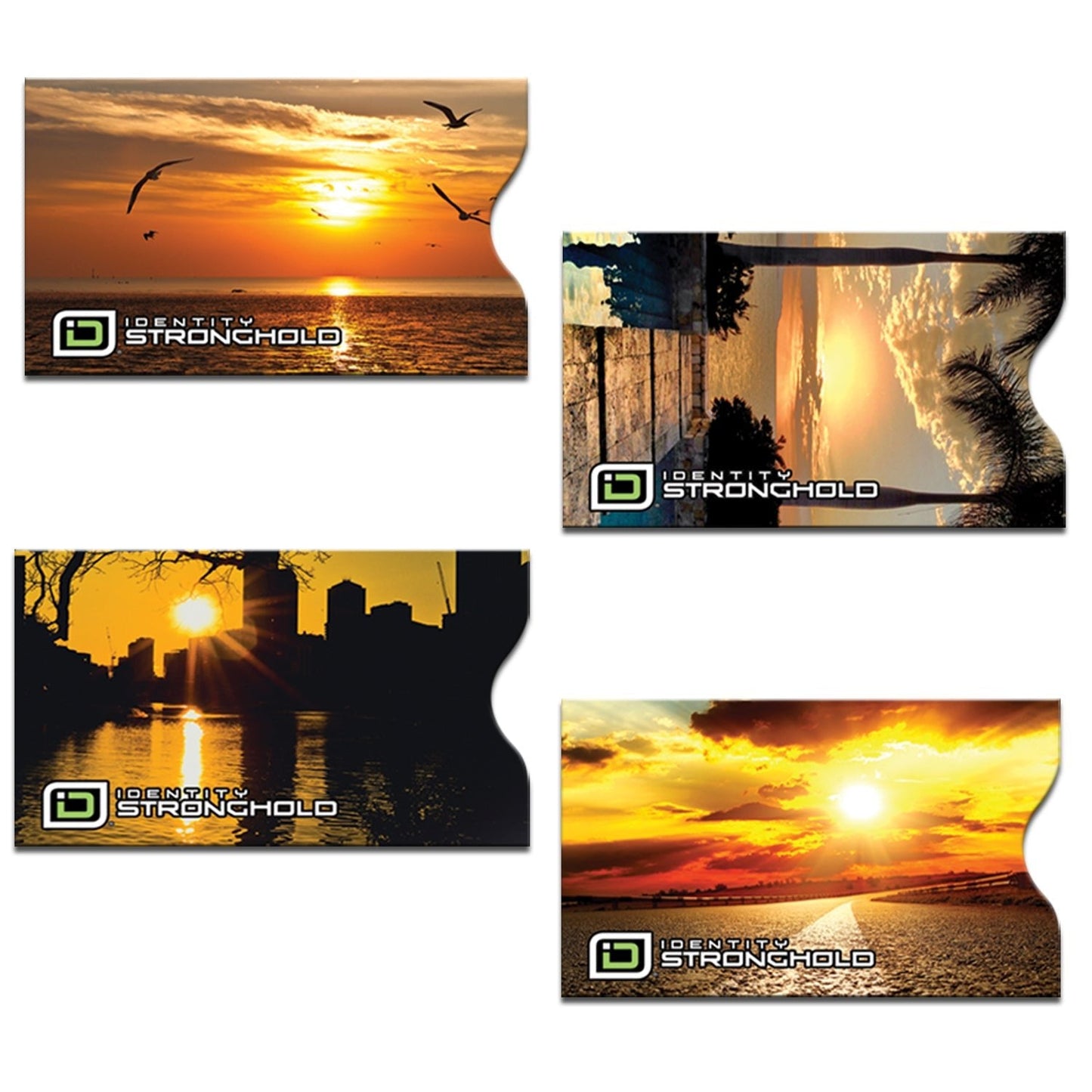RFID Blocking Credit Card and Passport Sleeves - Sunset 20 Pack