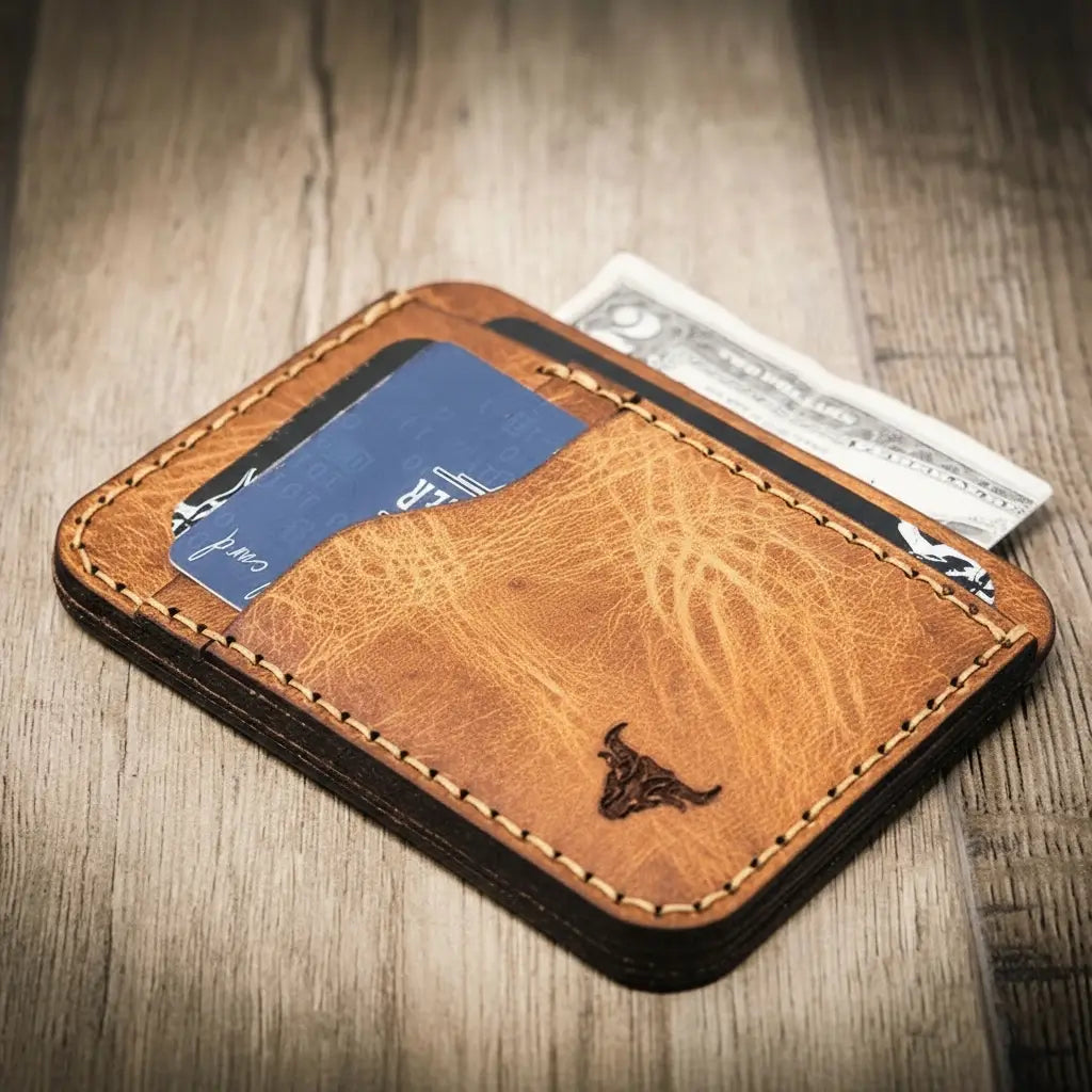 Mansfield Minimalist Wallet - Saddle Tan