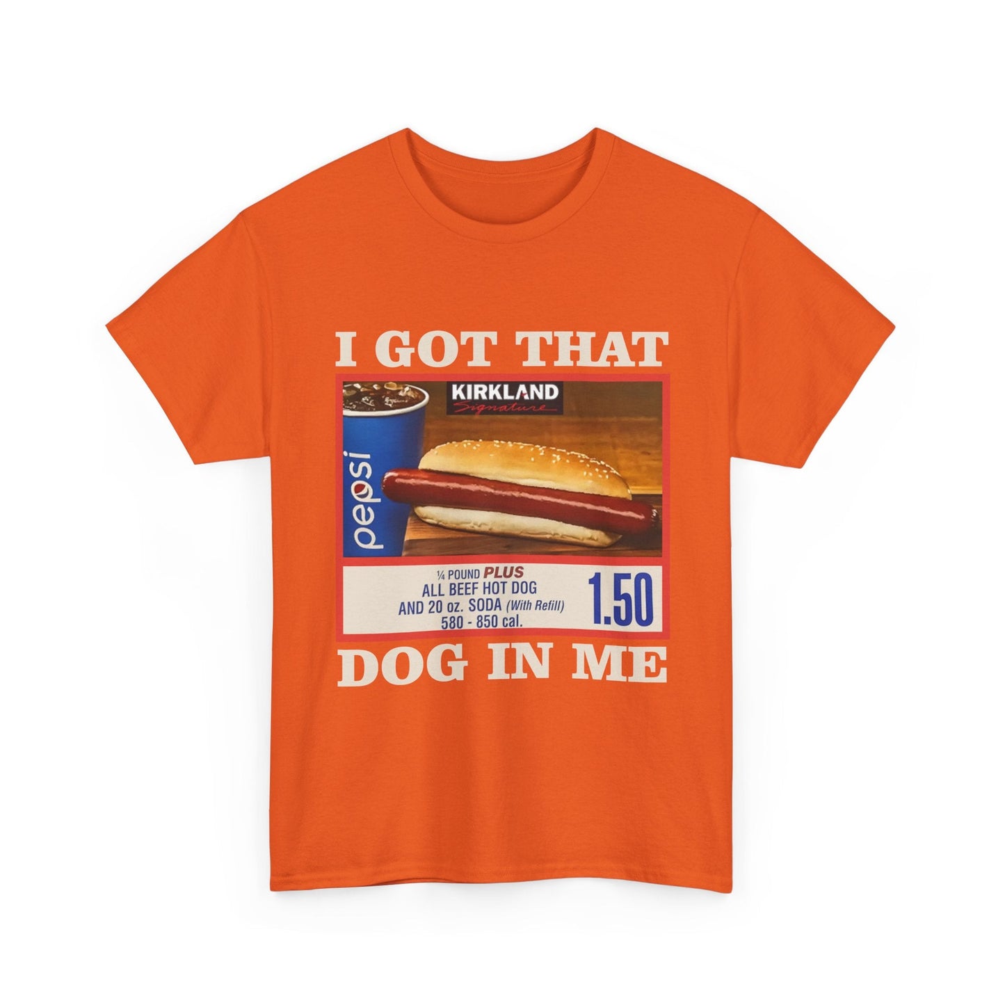 Hot Dog & Soda Vintage Graphic Tee — "I Got That Dog In Me" Retro Food Shirt