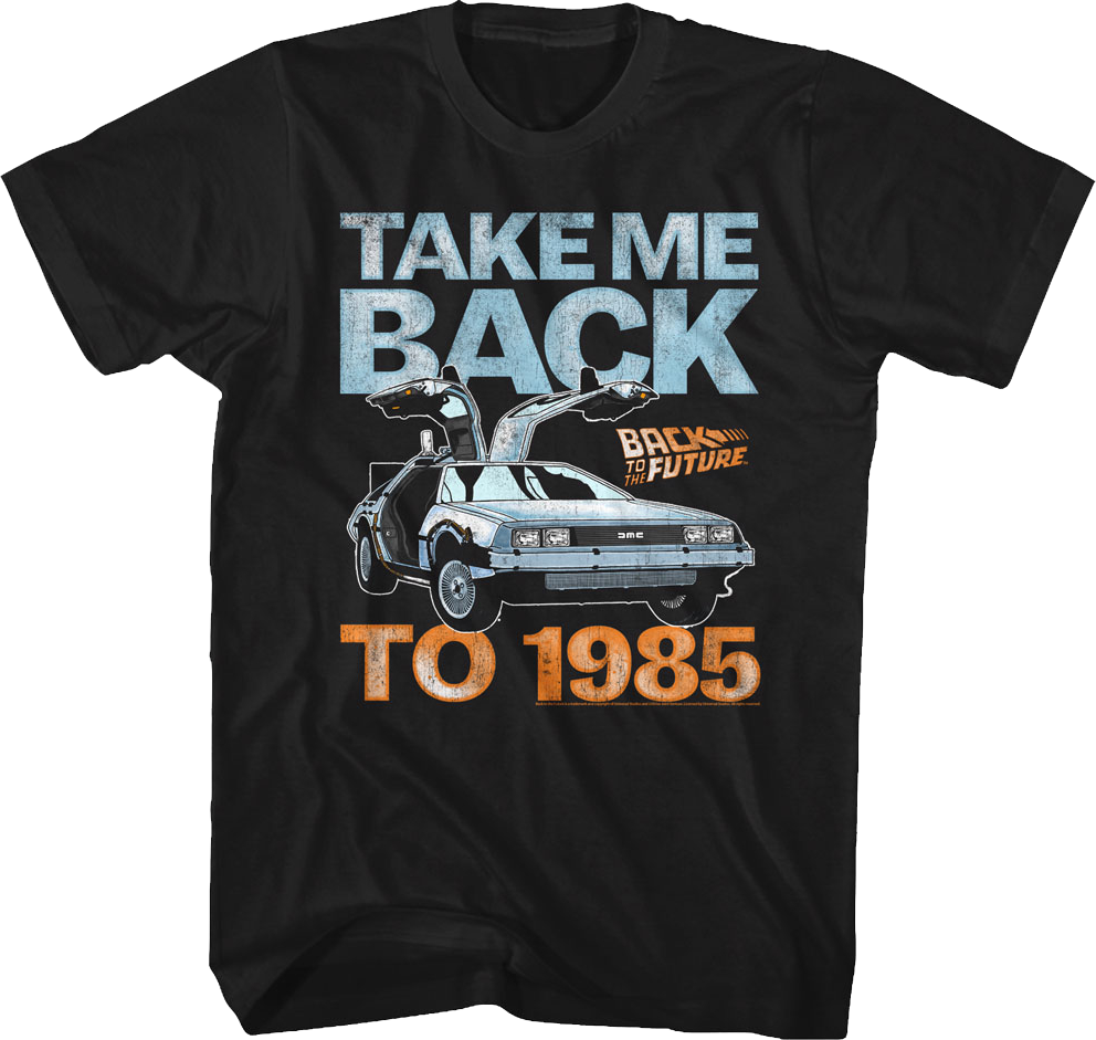 Back to the Future "TAKE ME BACK TO 1985" unisex T-shirt [Available June 2026!]