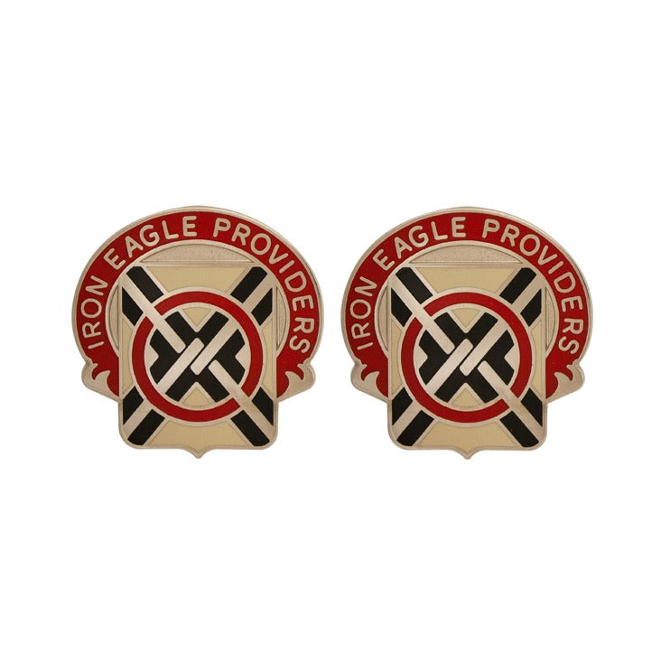 404th Support Battalion Unit Crest - Pair - IRON EAGLE PROVIDERS