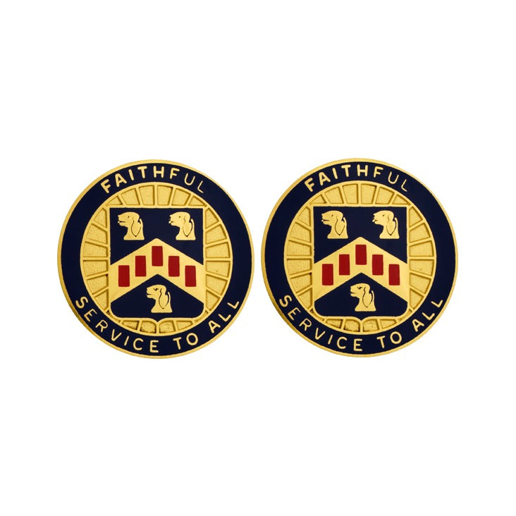 408th Personnel Service Battalion Unit Crest - Pair - SERVICE TO ALL