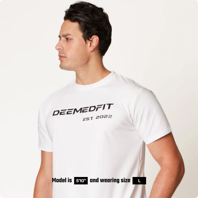 Men's Gym Tee "Compellence" - White