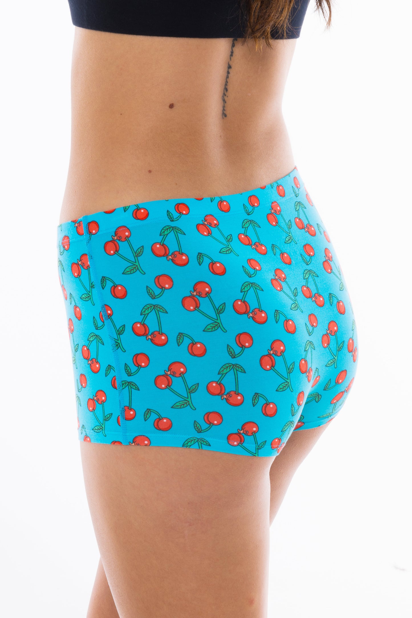 The Fruit Salad | Cherry Modal Boyshort Underwear
