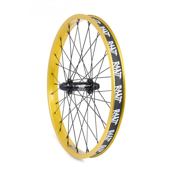 Rant BMX Party On V2 Front Wheel - Matte Gold