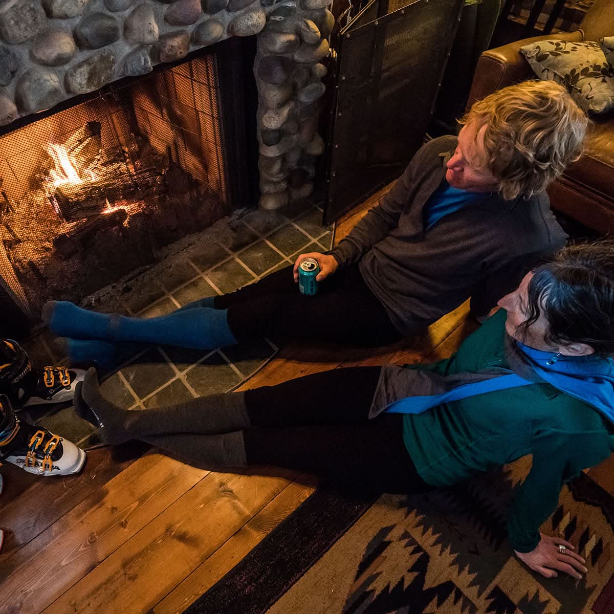 Midweight Men's Ski Bottom 3/4 Length Merino Wool - Woolverino