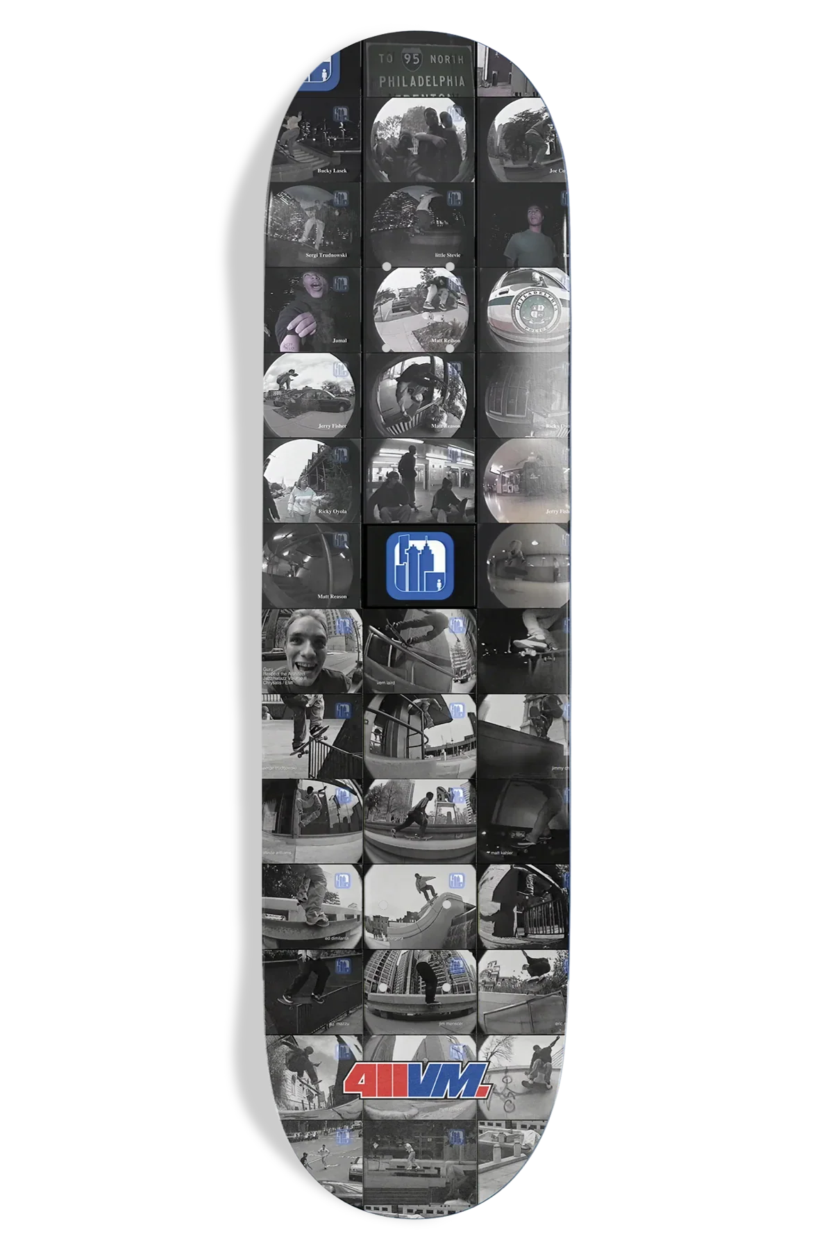 411VM Metrospective Frame Grab 8.25" Skateboard Deck