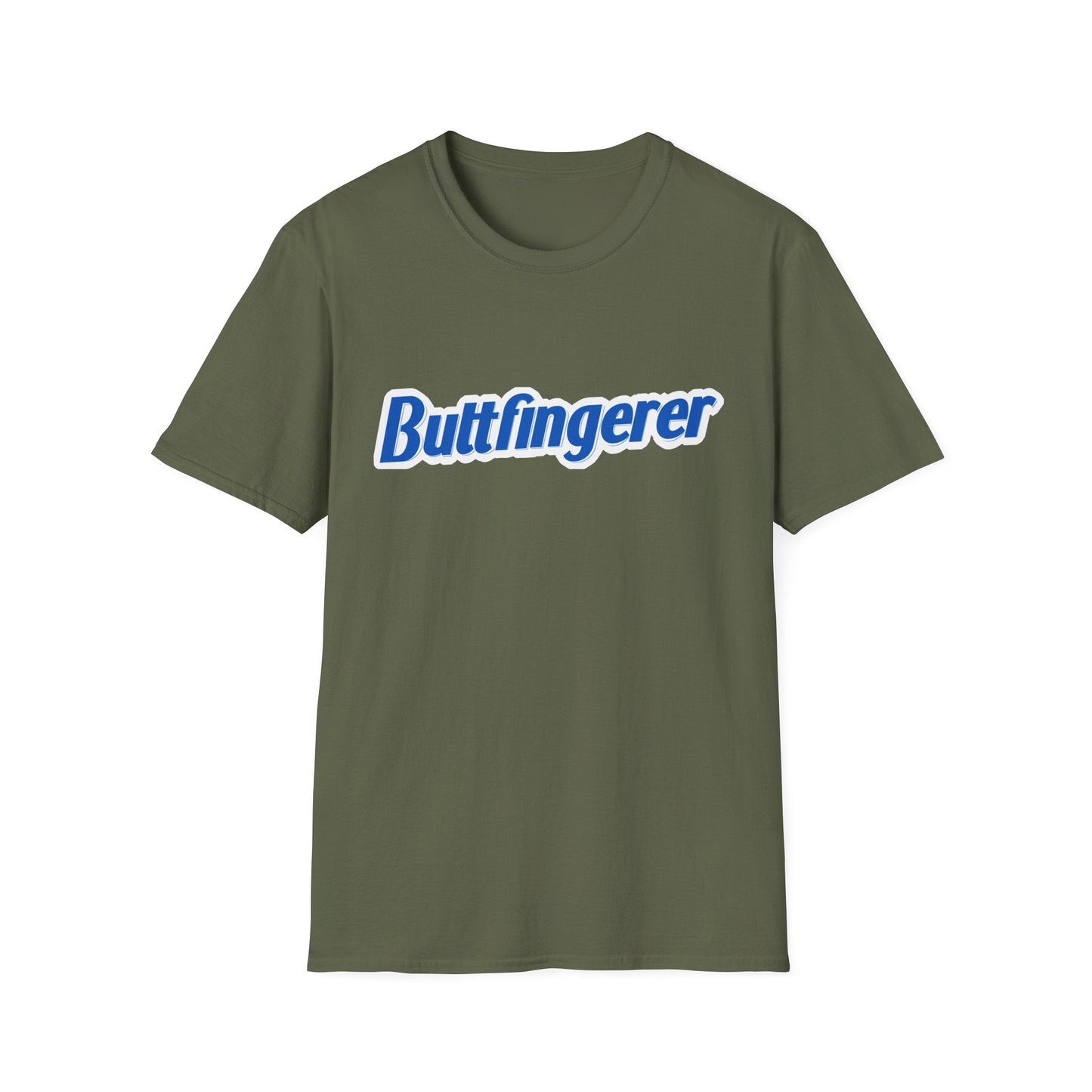 Buttfingerer T-Shirt — Funny Retro Script Tee for Sarcastic Humor Gifts