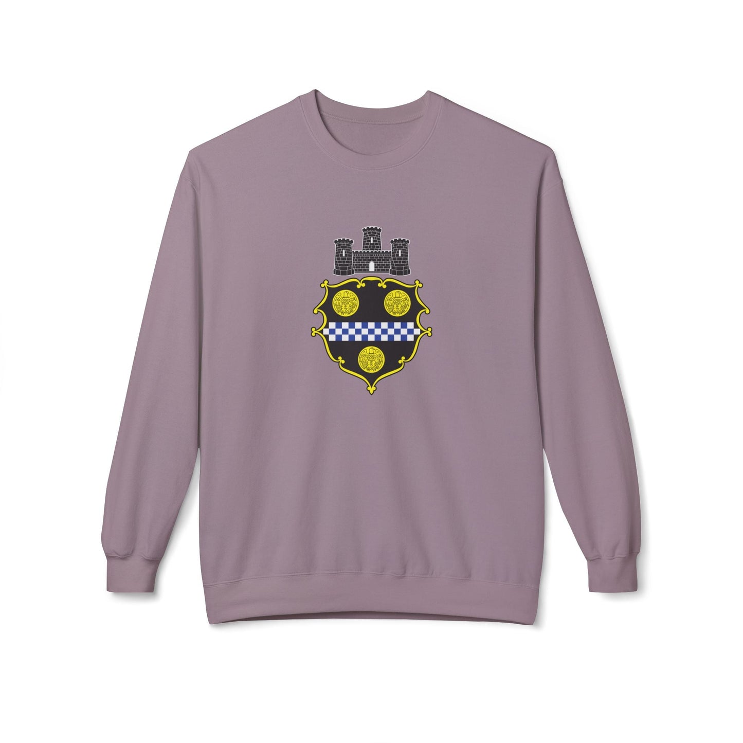 City of Pittsburgh Coat of Arms Sweatshirt - Midweight Softstyle Fleece Crewneck